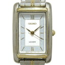 【中古】SEIKO(セイコー) LUCENT 腕時計 白×ライトブルー