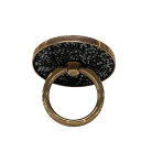 【中古】SWAROVSKI(スワロフスキー) 小物 スマホクリップ ピンクゴールド×黒