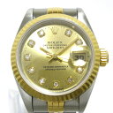 【新着】【中古】ROLEX(ロレックス) デイトジャスト 腕時計 SS×K18YG/10P新型ダイヤ/19コマ ゴールド(2)
