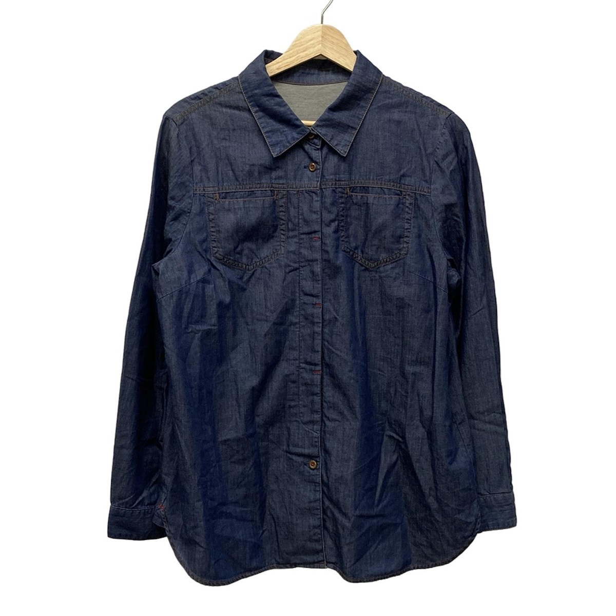 【中古】Leilian(レリアン) Gジャン 長袖/春・秋物 ダークネイビー