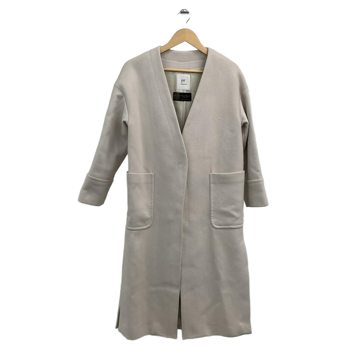 【中古】1er Arrondissement(プルミエアロンディスモン) コート 長袖/MANTECO/秋/冬 アイボリー