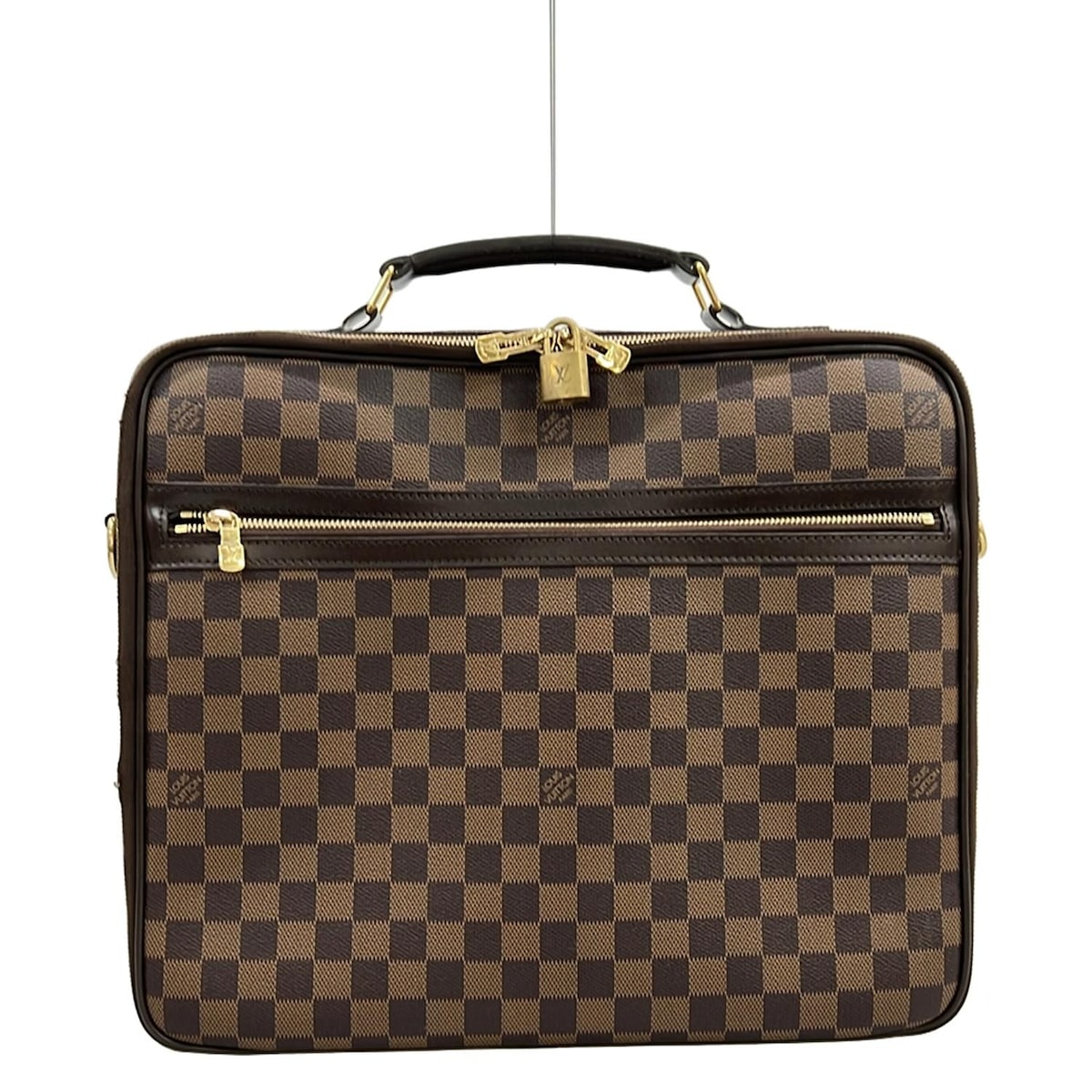 【中古】LOUIS VUITTON(ルイヴィトン) ポルトオルディナトゥールサバナ ビジネスバッグ エベヌ