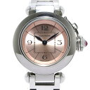 【新着】【中古】Cartier(カルティエ) ミスパシャ 腕時計 SS ピンク