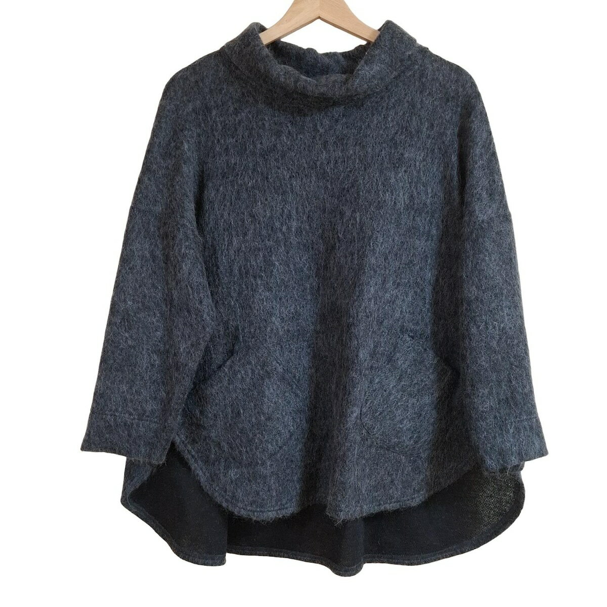 【中古】Sybilla(シビラ) 長袖セーター タートルネック ダークグレー