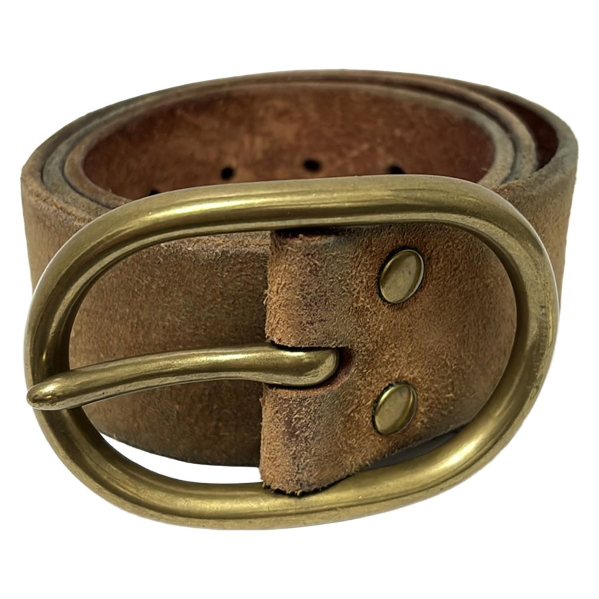 【中古】RalphLauren(ラルフローレン) ベルト ブラウン×ゴールド