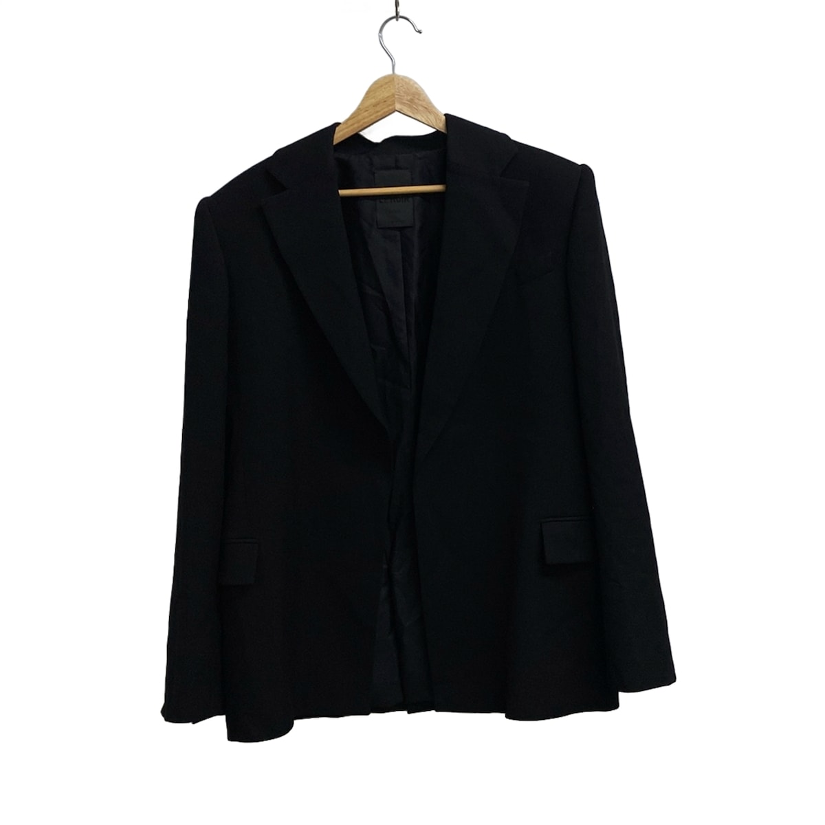 【中古】VALENTINO(バレンチノ) ジャケット 長袖/LE NOIR/肩パッド/秋/冬 黒