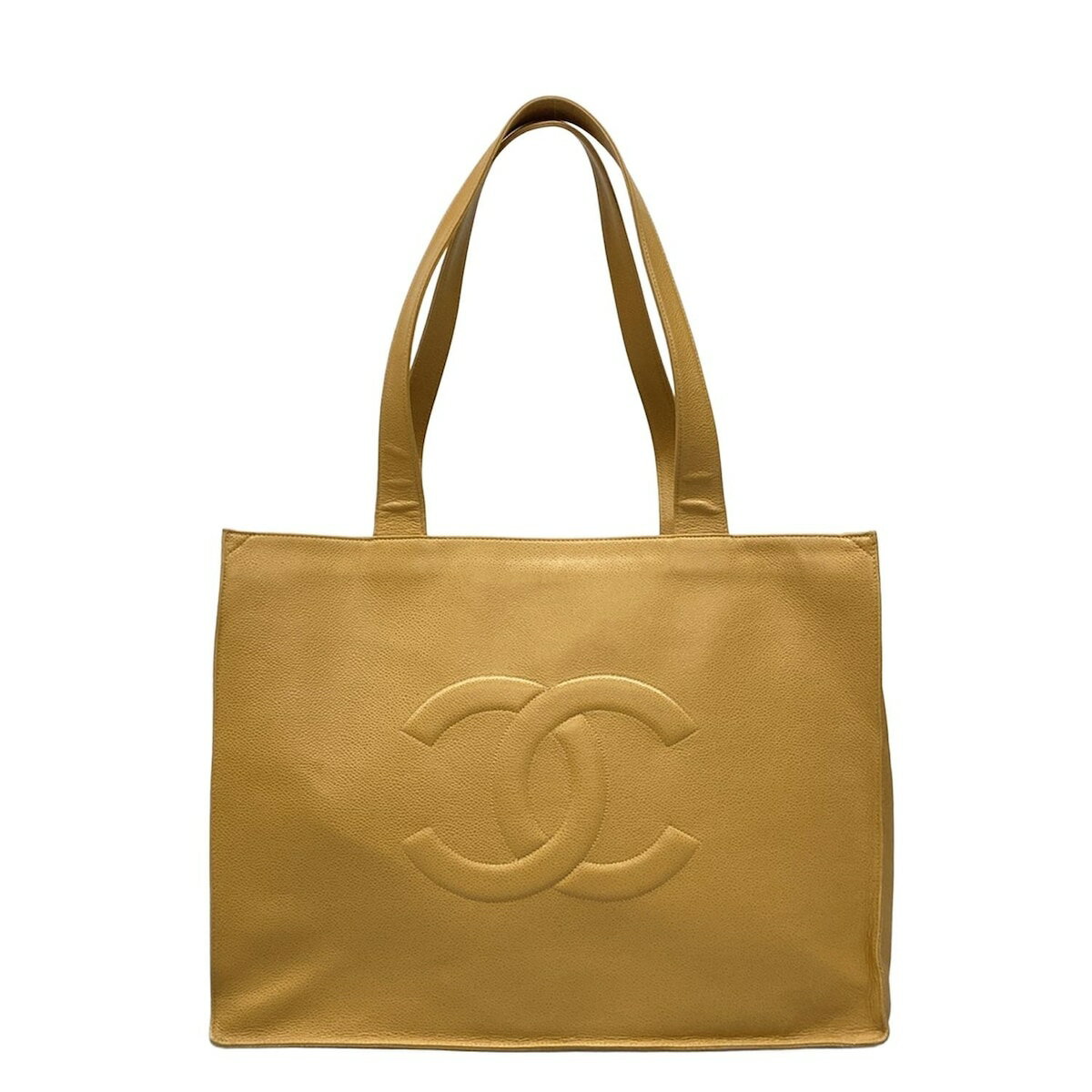 【新着】【中古】CHANEL(シャネル) トートバッグ ゴールド金具/ココマーク ベージュ