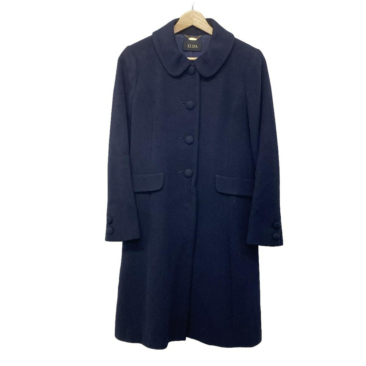 【中古】ELISA(エリザ) コート 長袖/冬物 ダークネイビー