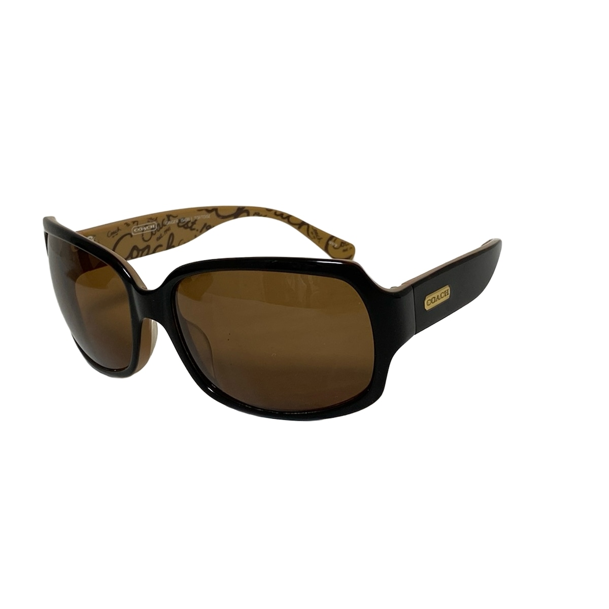 【中古】COACH(コーチ) サングラス べっこう柄 ダークブラウン×...(4)