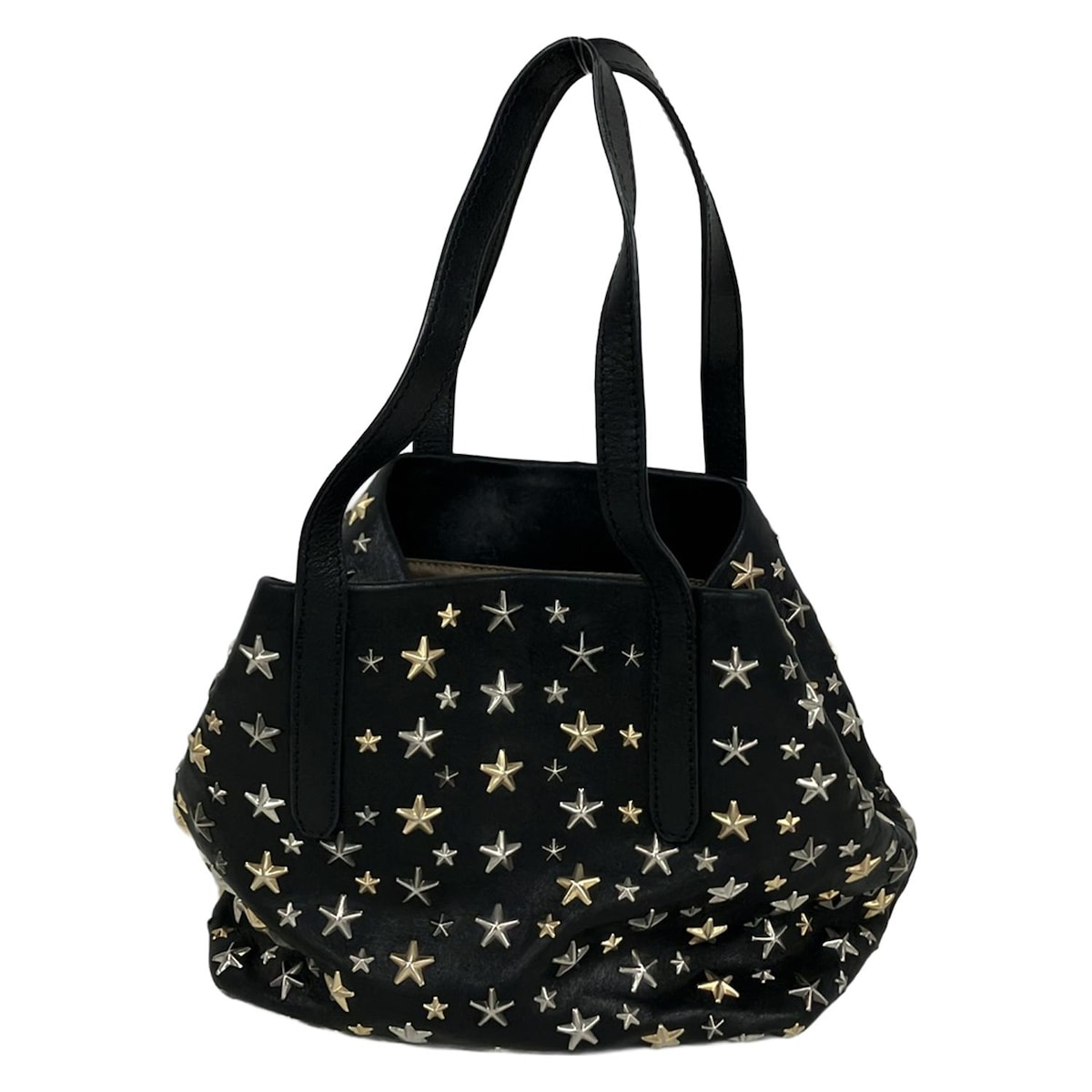 ※『USED品』です。お客様都合による商品のご返品は一切承っておりませんので商品情報・画像を参考にご購入ください。 ≫ 配送について ≫ご利用ガイド ≫よくある質問【中古】JIMMY CHOO(ジミーチュウ) ソフィアS トートバッグ スタ...