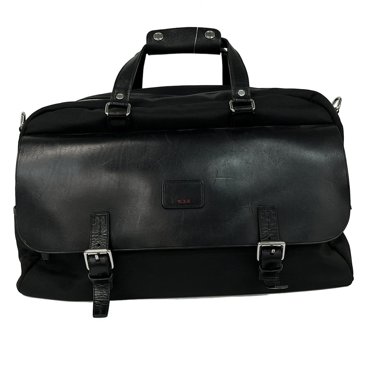 【中古】TUMI(トゥミ) ボストンバッグ 本体ロックなし 黒 レザー