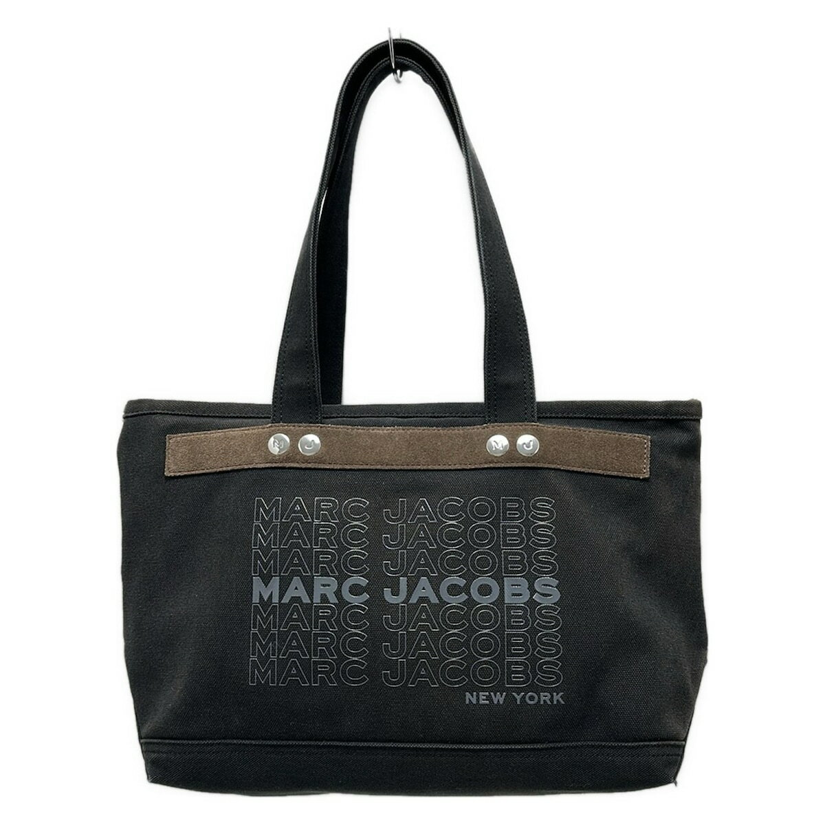 【新着】【中古】MARC JACOBS(マークジェイコブス) ショルダーバッグ 黒×ダークブラウン×グレー