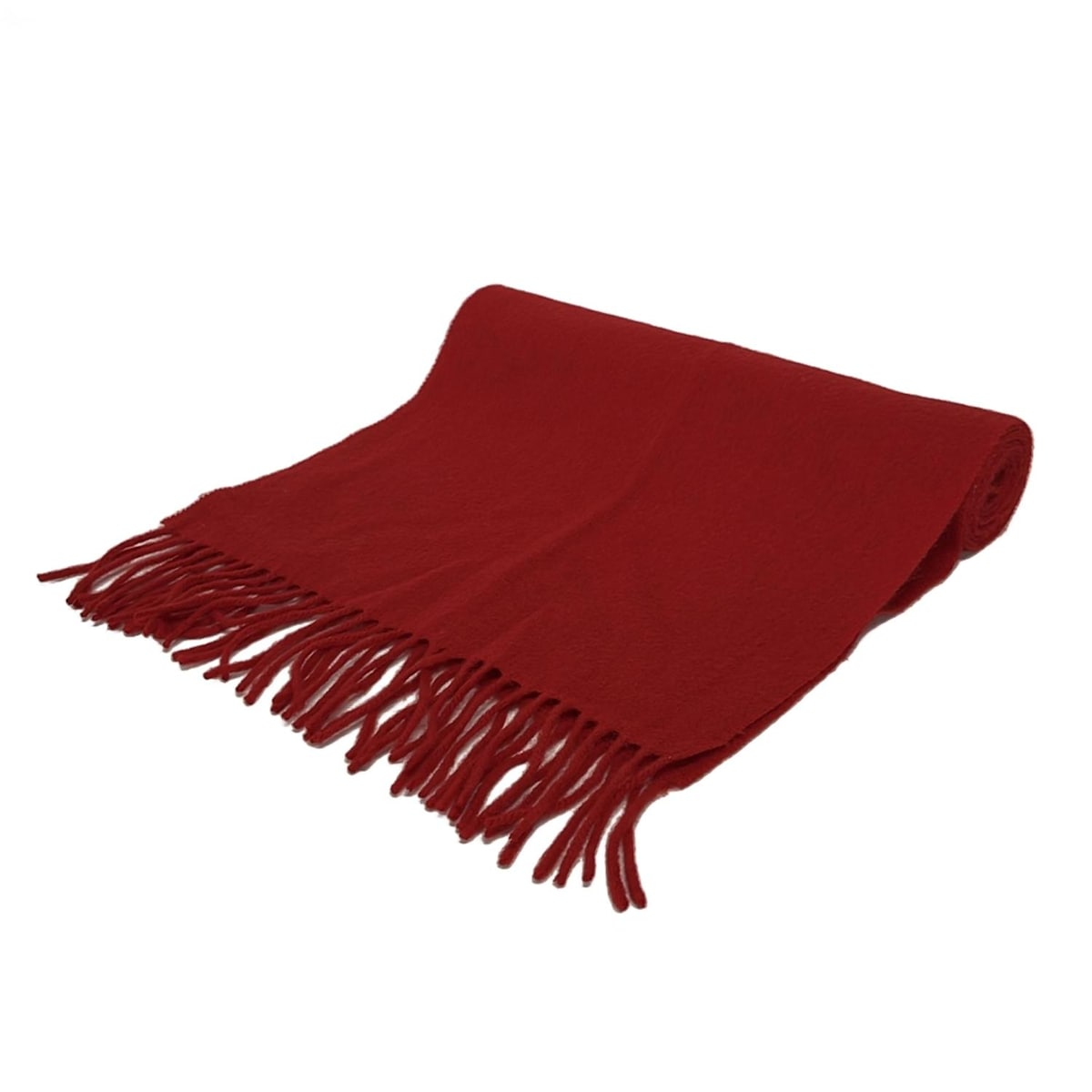【新着】【中古】TWEEDMILL(ツイードミル) マフラー レッド ウール
