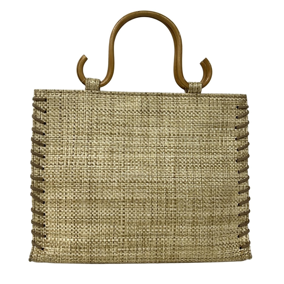 【中古】Samantha Thavasa(サマンサタバサ) オルラーレ トートバッグ ベージュ×ライトブラウン