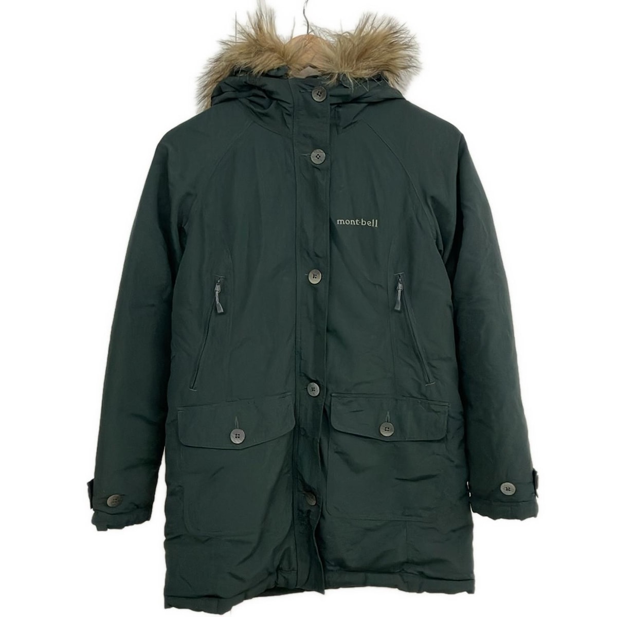 mont-bell ダウンコート オリーブグリーン 160cm mont bell（ダウン 