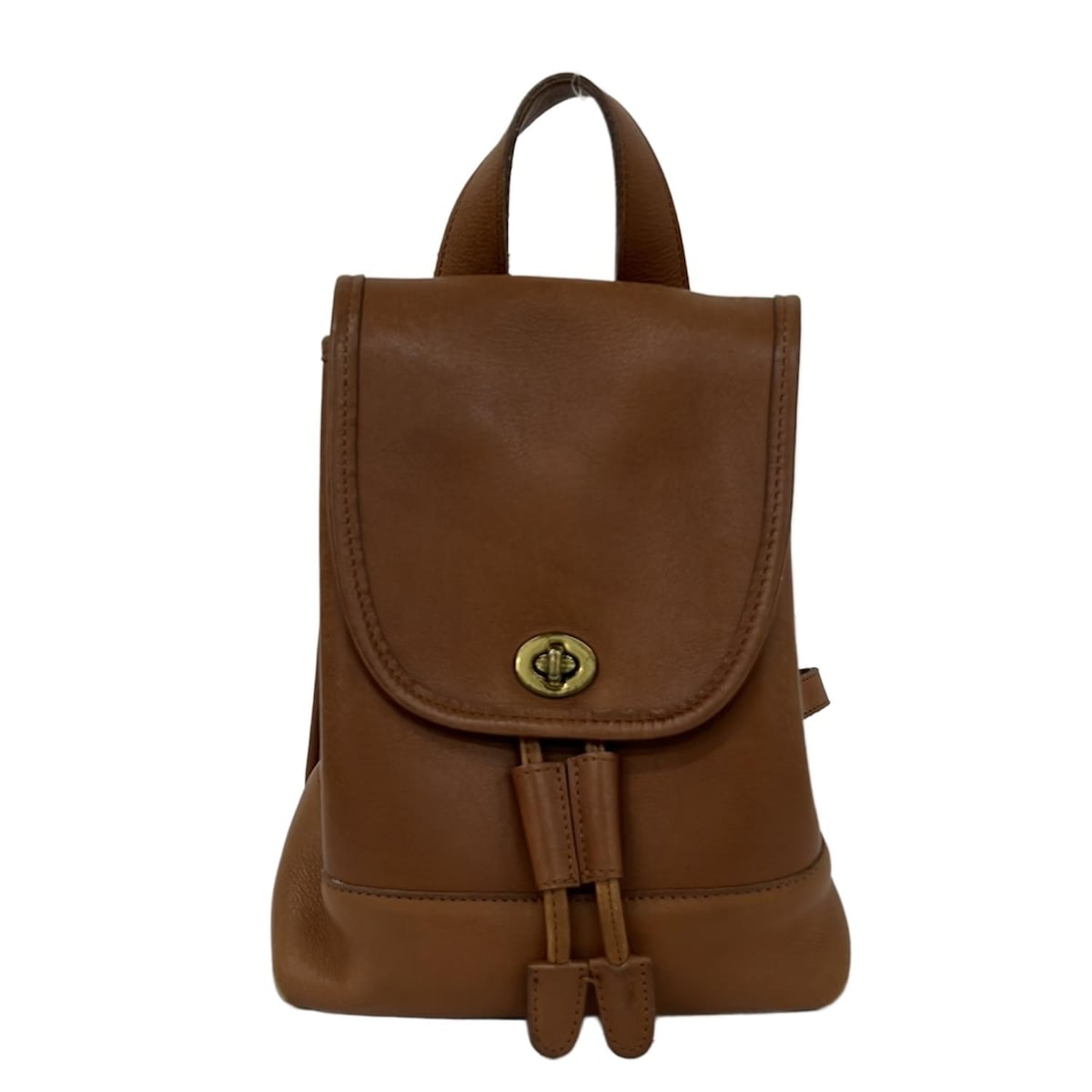 COACH - 【新着】【中古】COACH(コーチ) リュックサック ブラウン レザー