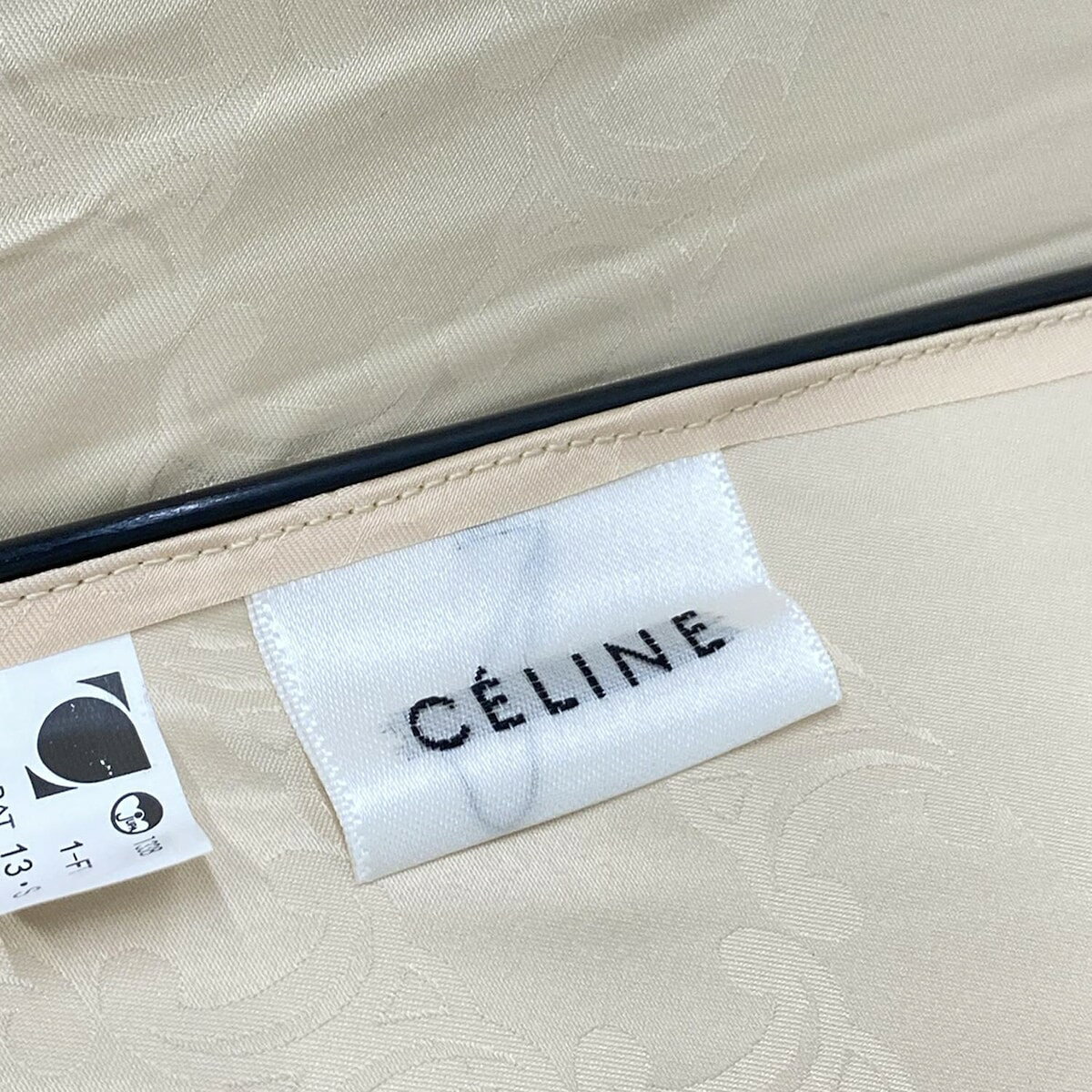 【新着】【中古】CELINE(セリーヌ) 傘 マカダム柄 ベージュ