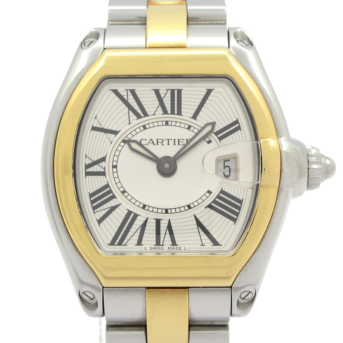 【新着】【中古】Cartier(カルティエ) ロードスターSM 腕時計 SS×K18YG シルバー