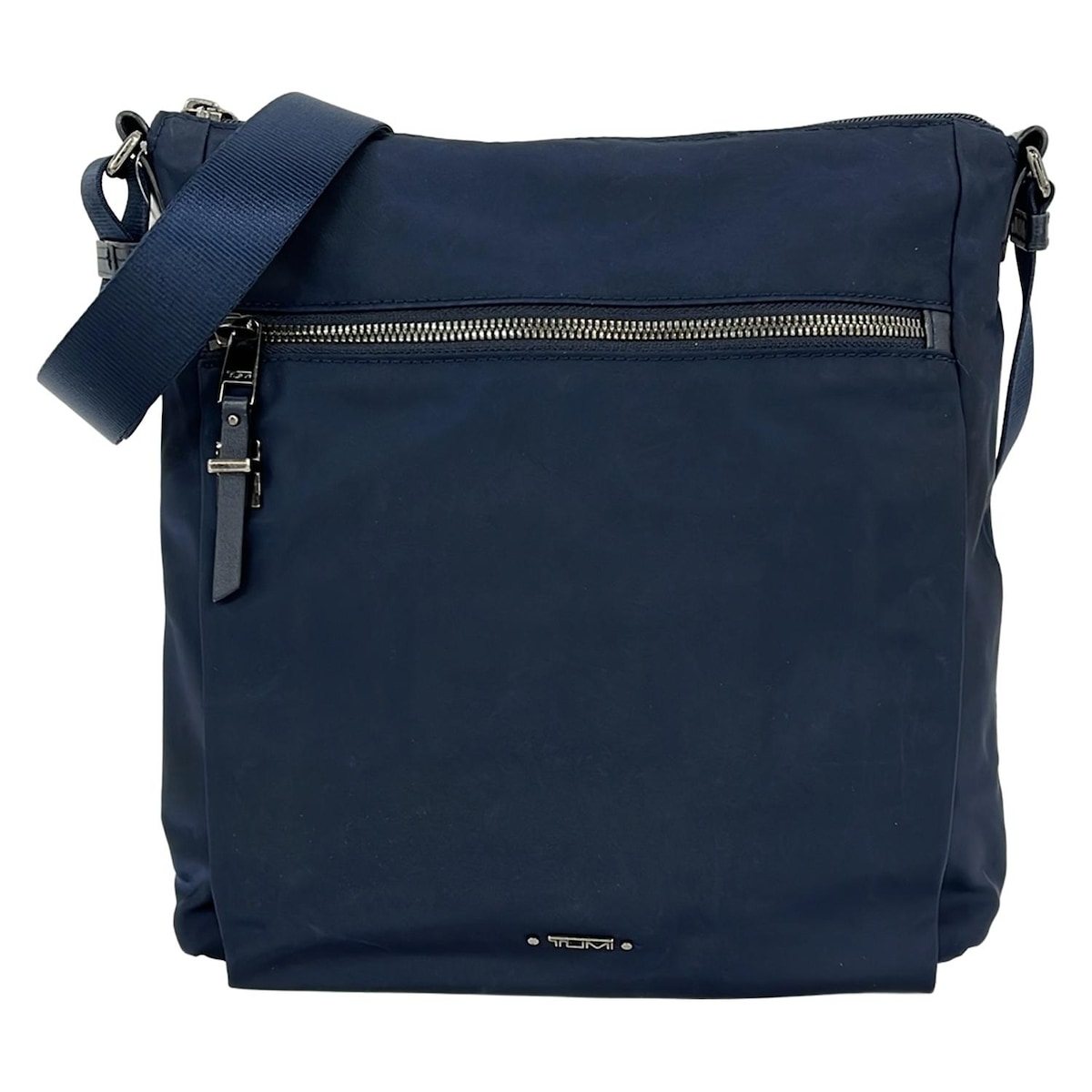 【新着】【中古】TUMI(トゥミ) ショルダーバッグ ネイビー レザー