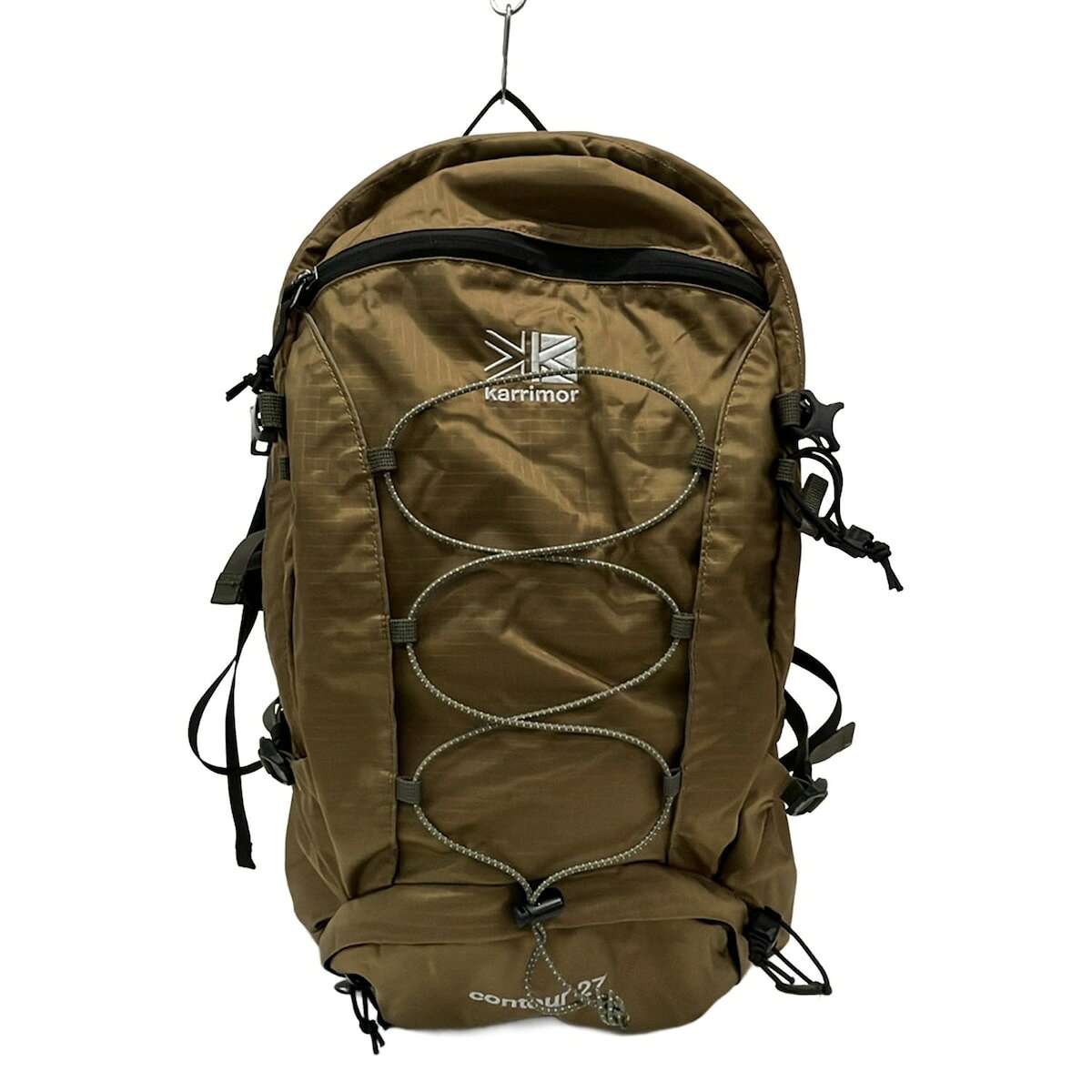 【新着】【中古】Karrimor(カリマー) リュックサック ベージュ×黒×ライトグレー