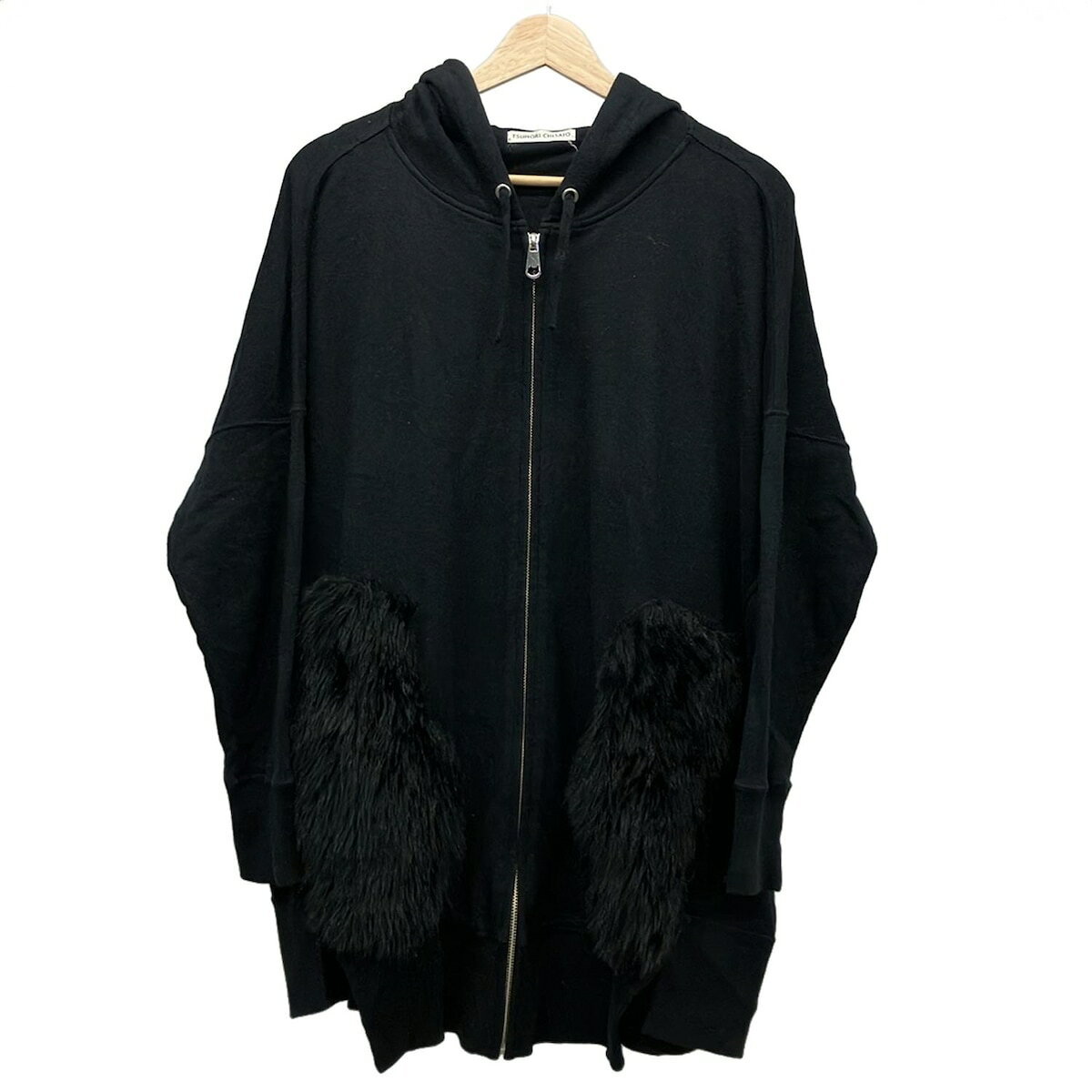 ツモリチサト⭐︎ドット柄モヘア入りコート TSUMORI CHISATO（ツモリチサト）の「ｱﾏﾓｰﾙ（モッズコート）」 - WEAR