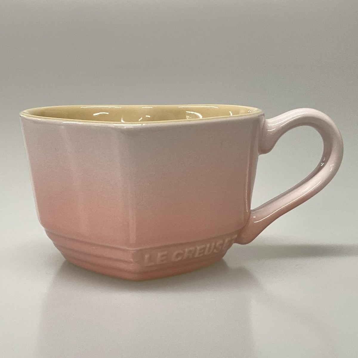 【新着】【中古】LE CREUSET(ルクルーゼ) マグカップ ハート ピンク