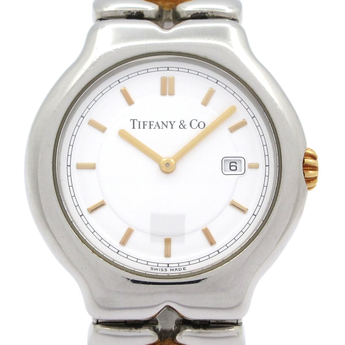 TIFFANY - 【新着】【中古】TIFFANY&Co.(ティファニー) テセロ 腕時計 白