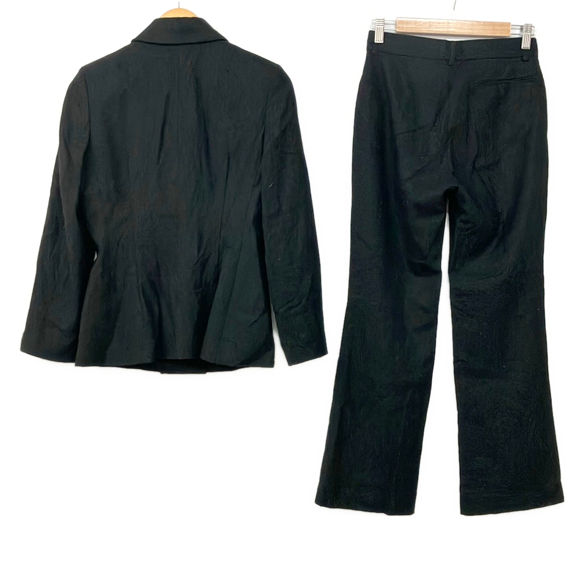 【中古】23区(ニジュウサンク) レディースパンツスーツ 肩パッド 黒 brandear-store-22606057 ブランディア 楽天市場店 サンプル画像2