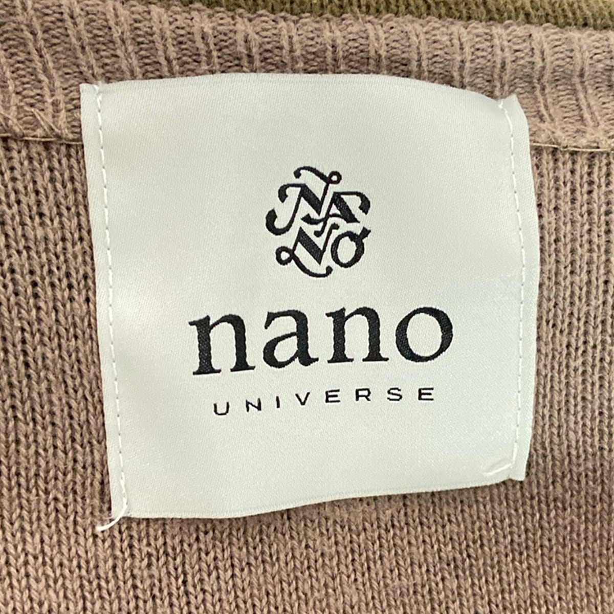 【新着】【中古】nano universe(ナノユニバース) コート 長袖/ニット/秋/冬 カーキ brandear-store-22660315 ブランディア 楽天市場店 サンプル画像3