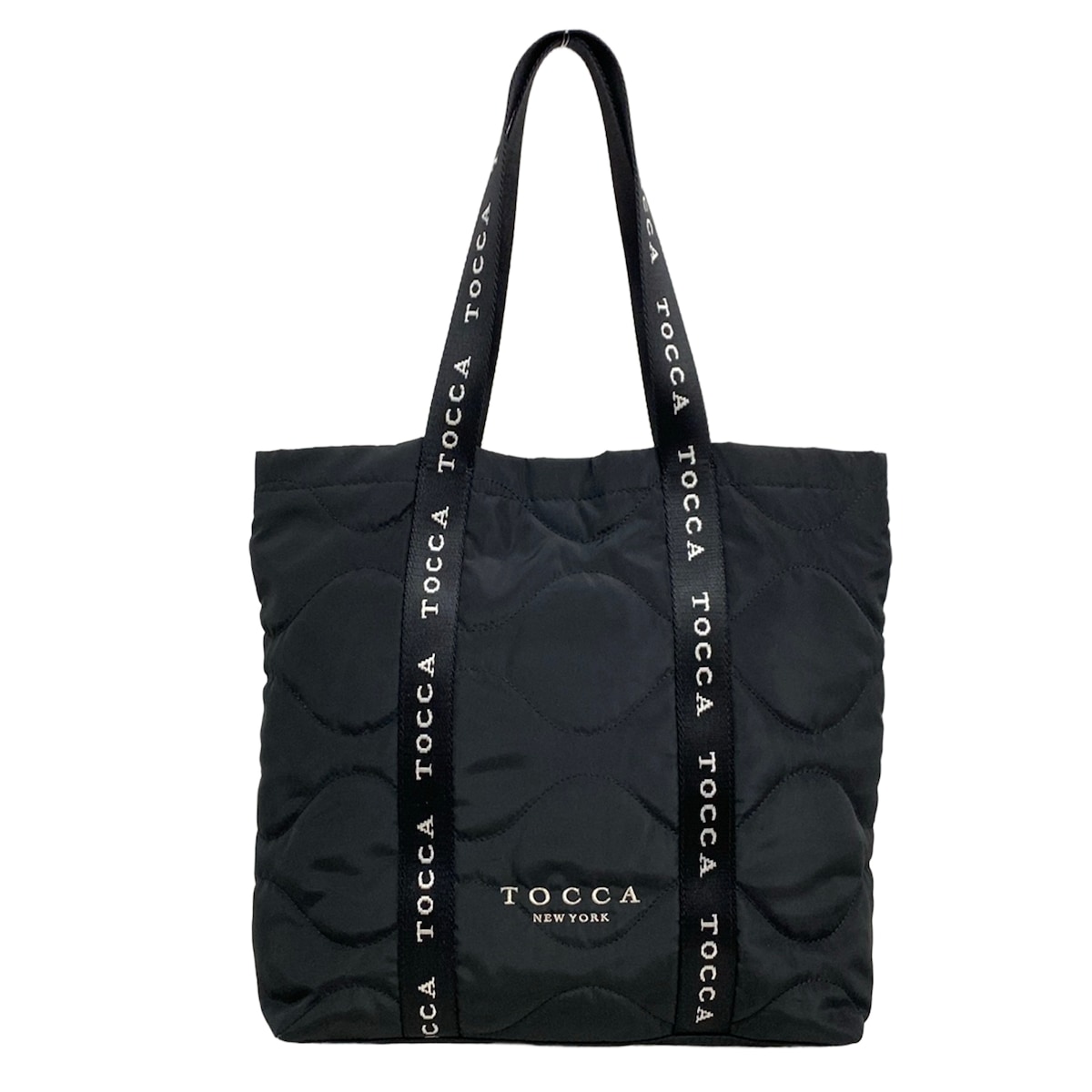 【中古】TOCCA(トッカ) トートバッグ キルティング 黒