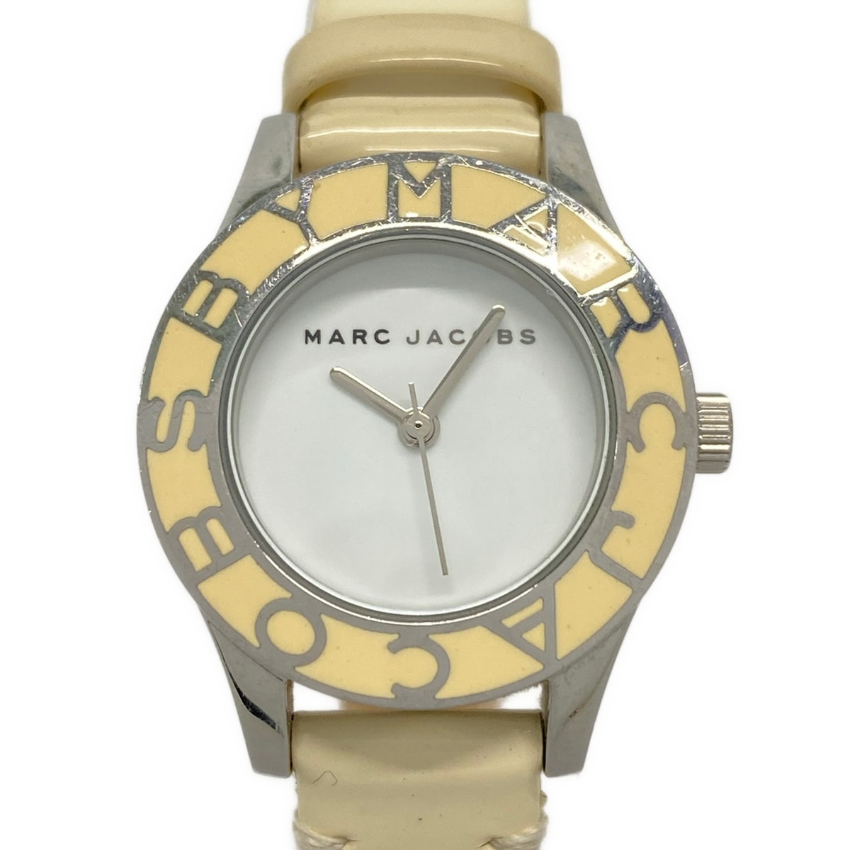 美品□マークジェイコブス 腕時計 MBM3214 レディース シルバー MARC 