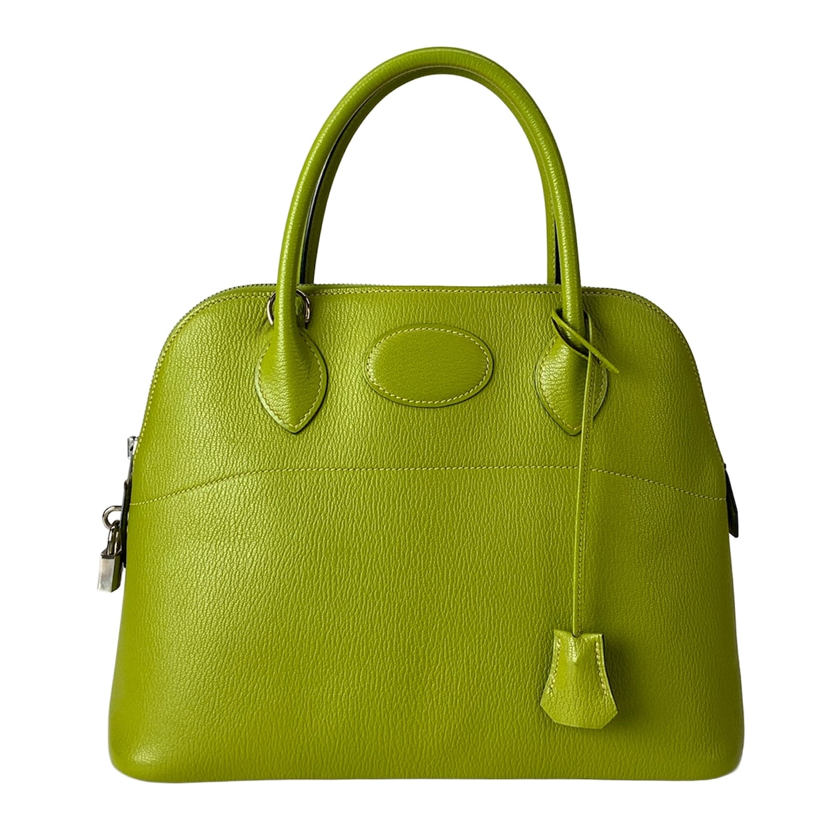 HERMES 31 - 【中古】HERMES(エルメス) ボリード31 ハンドバッグ シルバー金具 アニスグリーン