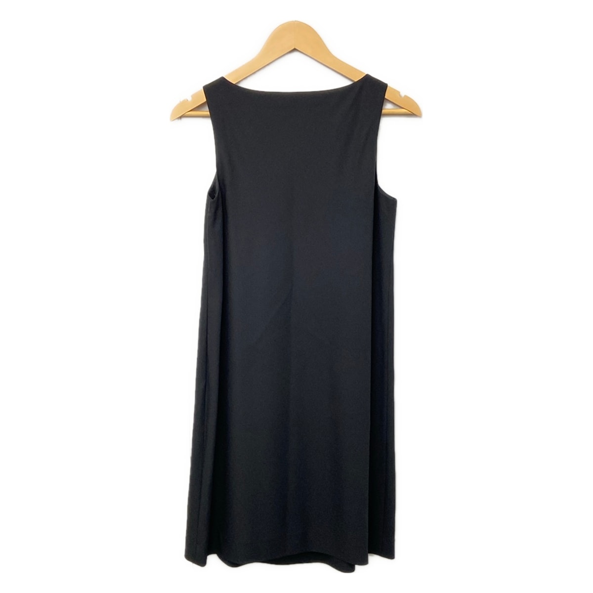 【中古】theory(セオリー) ワンピース ノースリーブ/ひざ丈/左サイドファスナー 黒 brandear-store-22596766 ブランディア 楽天市場店 サンプル画像2