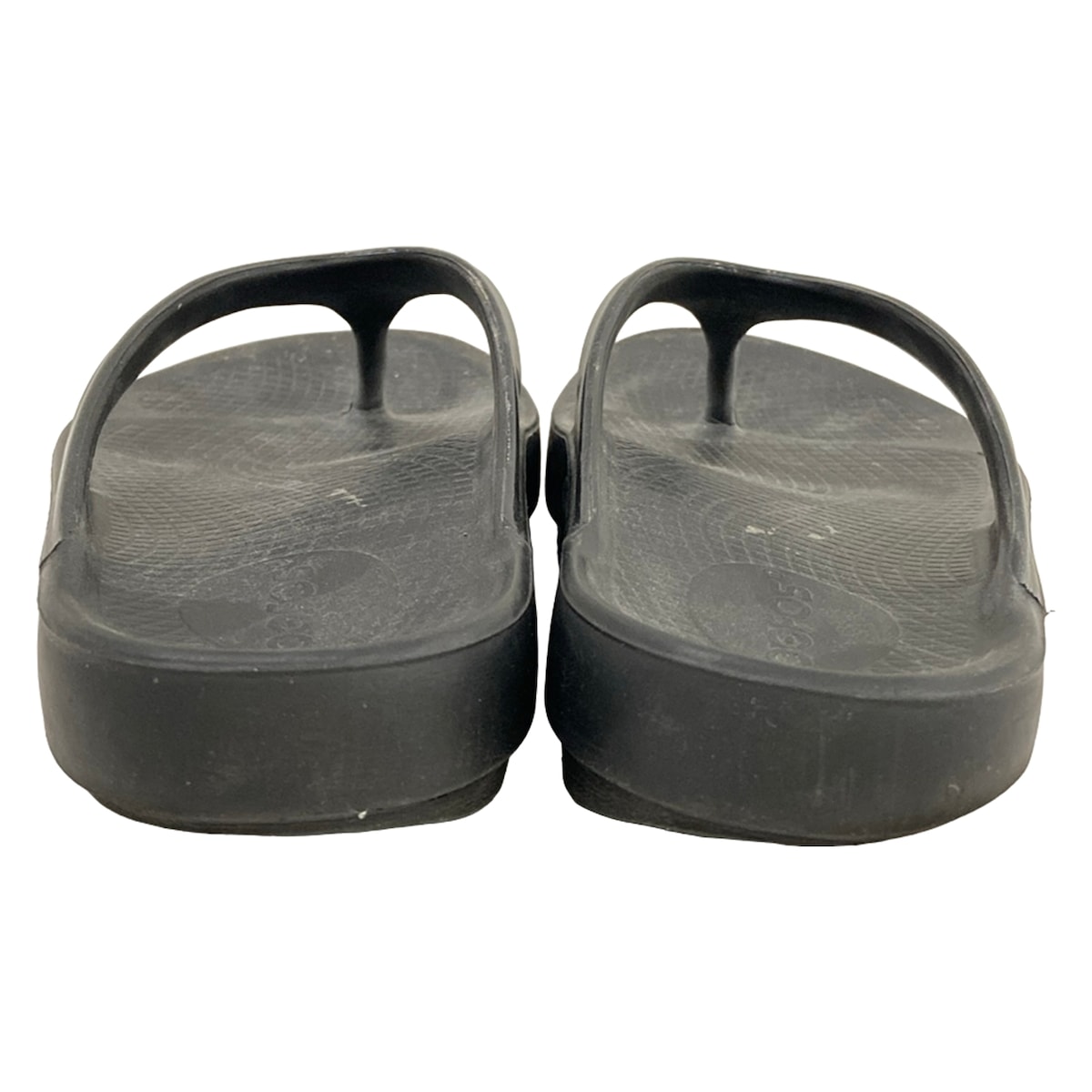 【新着】【中古】OOFOS(ウーフォス) サンダル 黒