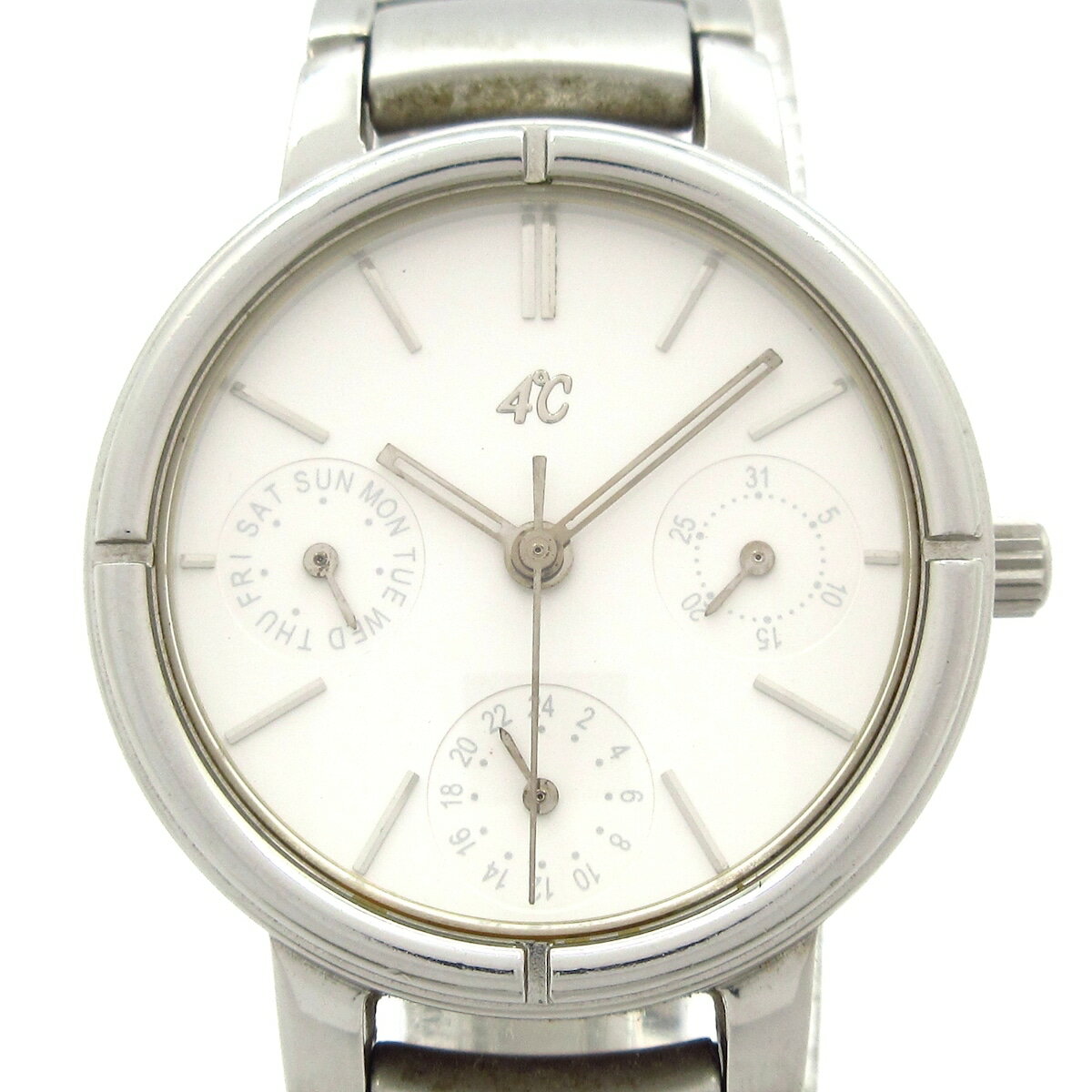 4℃(ヨンドシー) 腕時計美品  - レディース 専用594【美品】4℃ ヨンドシー時計 レディース腕時計 ホワイトシェル