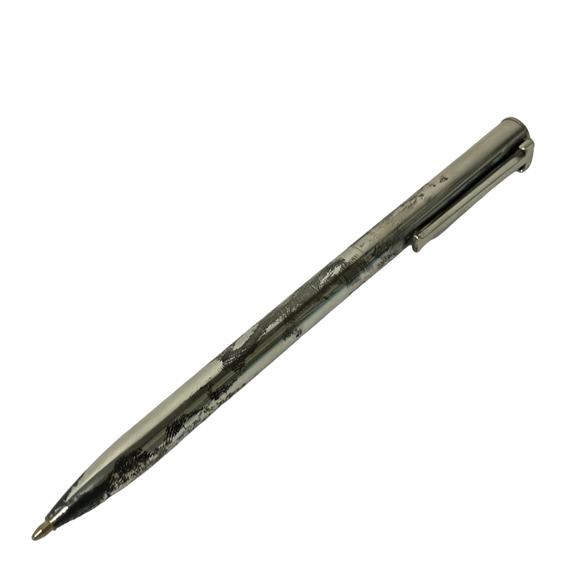 【新着】【中古】TIFFANY&Co.(ティファニー) クラシックT ボールペン インクなし シルバー