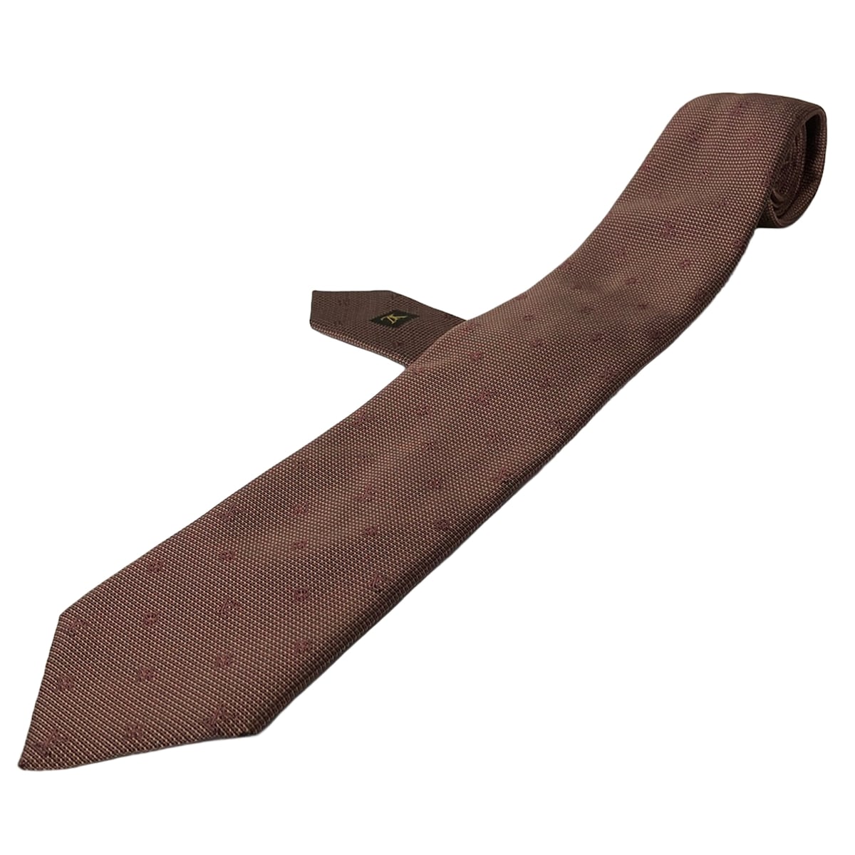 LOUIS VUITTON - 【新着】【中古】LOUIS VUITTON(ルイヴィトン) ネクタイ ボルドー×ピンクベージュ