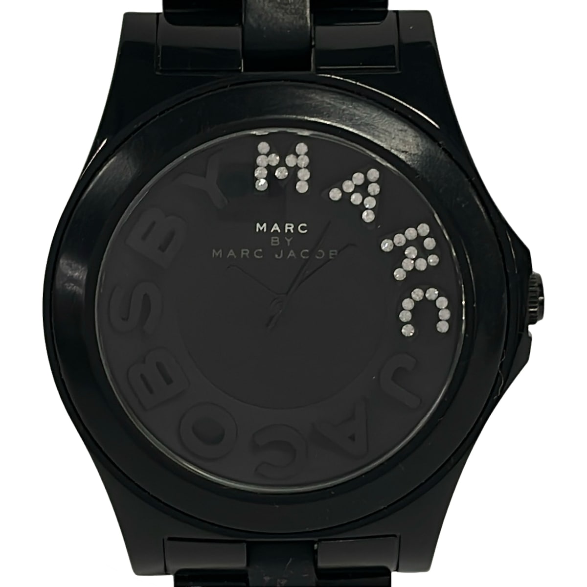 MARC BY MARC JACOBS ブラック腕時計 楽天市場】マークバイマークジェイコブス黒 時計の通販