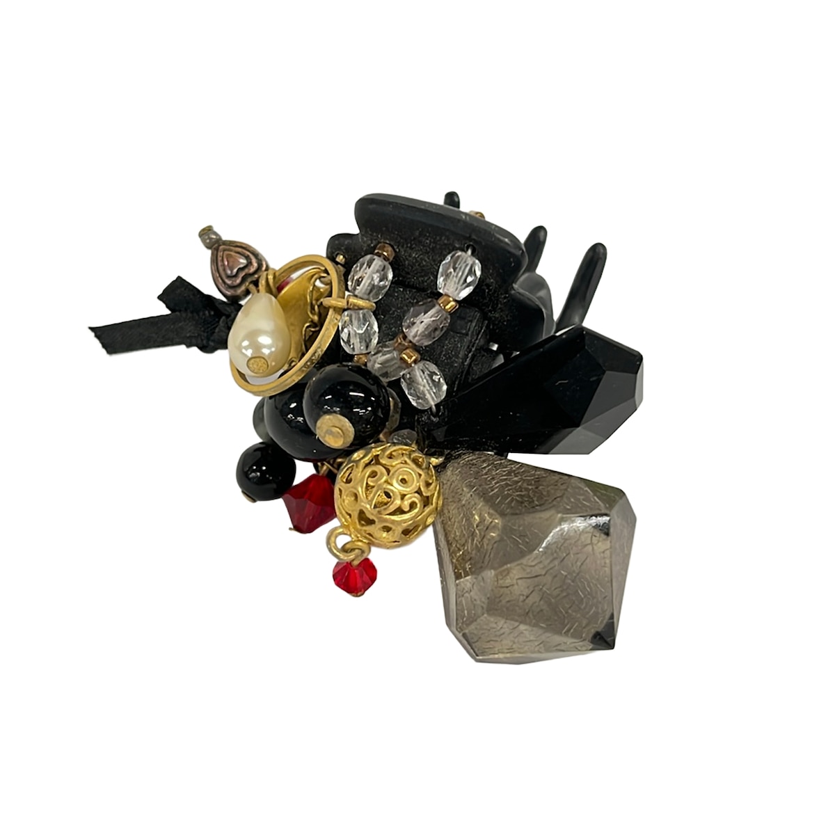 【新着】【中古】ComplexBIZ(コンプレックスビズ) アクセサリー ヘアクリップ 黒×...