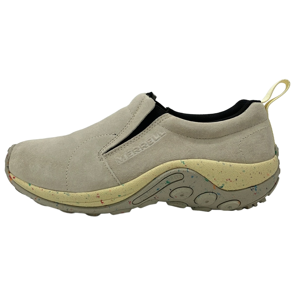 【中古】MERRELL(メレル) スリッポン インソール取外し可 ライトグレー×ライトイエロー×マルチ