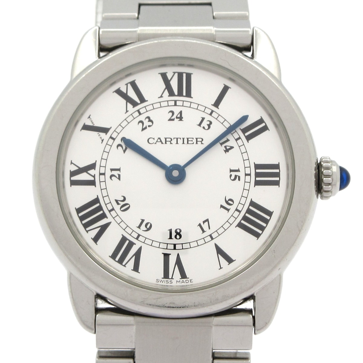 【中古】Cartier(カルティエ) ロンドソロSM 腕時計 SS 白