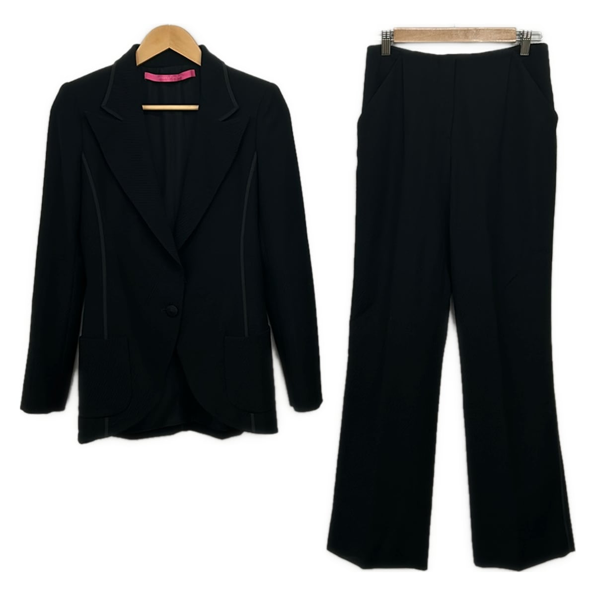 【中古】emanuelungaro(エマニュエルウンガロ) レディースパンツスーツ 黒