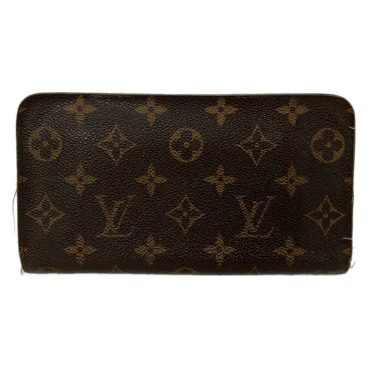 【中古】LOUIS VUITTON(ルイヴィトン) ポルトモネジップ 長財布 レザー
