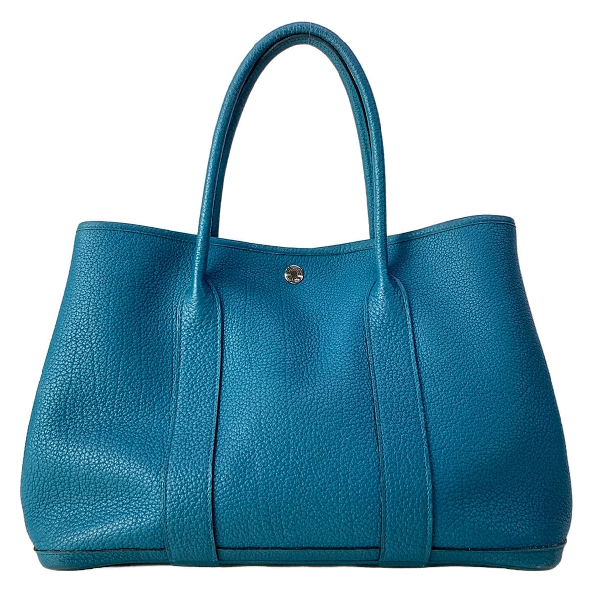 7/4まで　HERMES ガーデンパーティPM ブルー系 トートバッグ 7/4までHERMES ガーデンパーティPM ブルー系 トートバッグ | ヤマダ