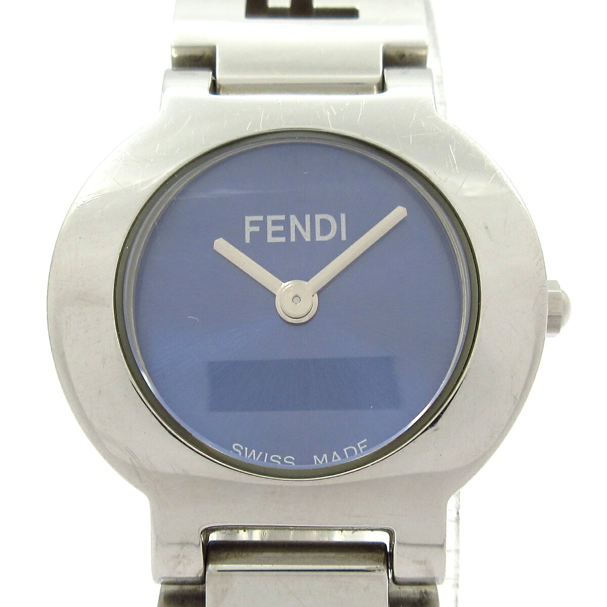 【中古】FENDI(フェンディ) 腕時計 ネイビー