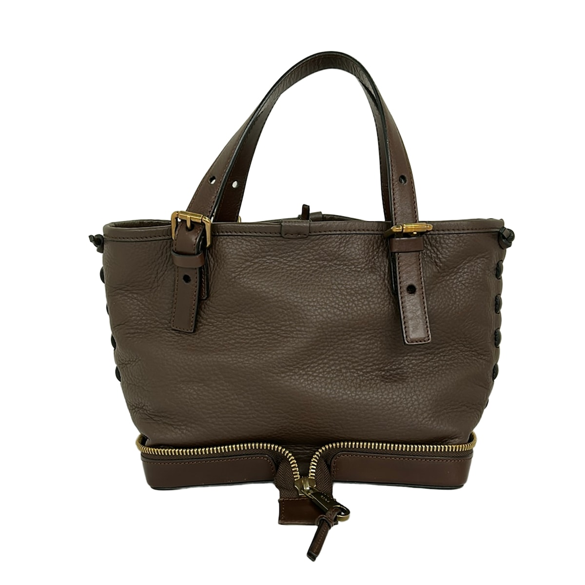 CHOLE - 【中古】Chloe(クロエ) エレン トートバッグ ダークブラウン レザー