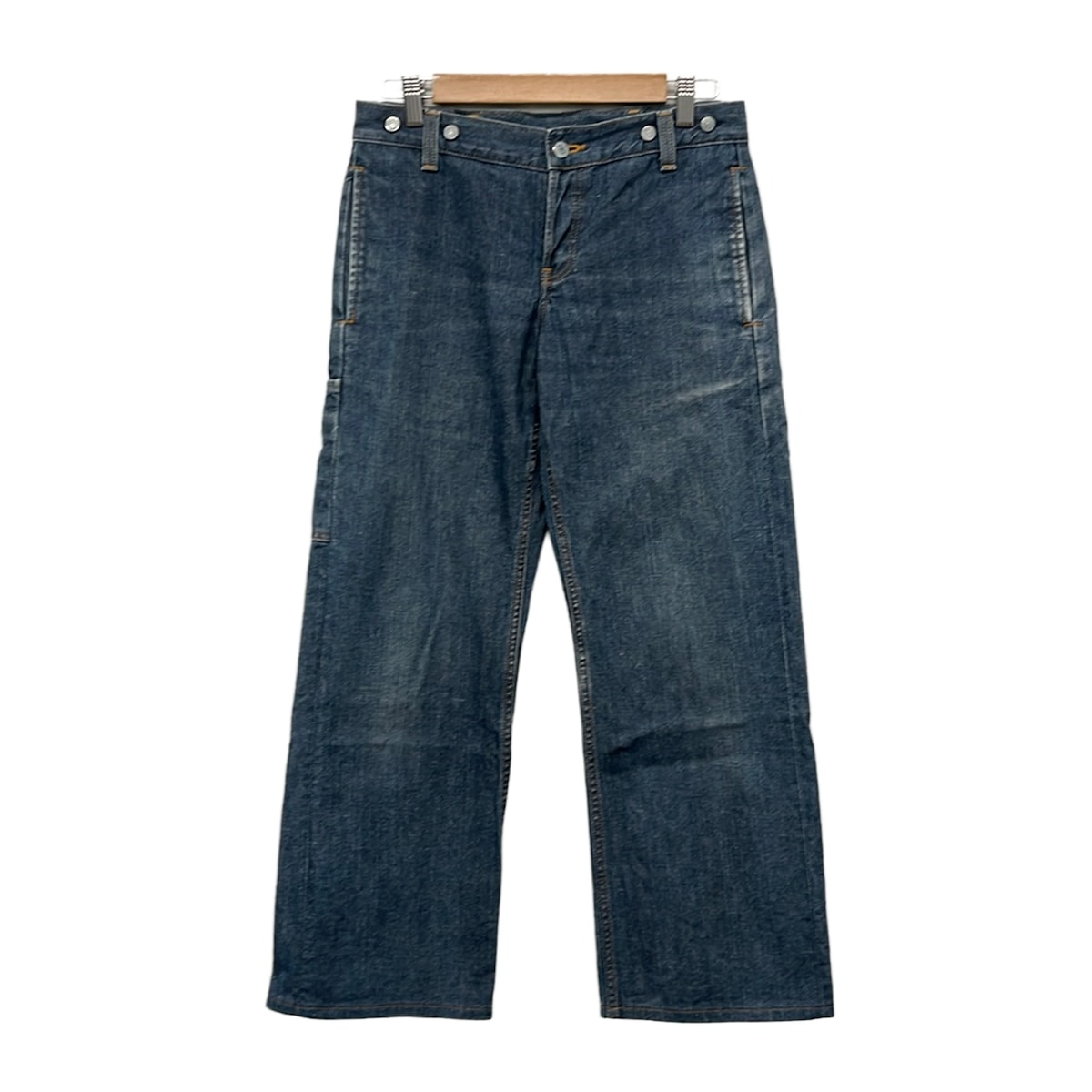 【新着】【中古】MargaretHowell(マーガレットハウエル) ジーンズ フルレングス/EDWINコラボ ネイビー