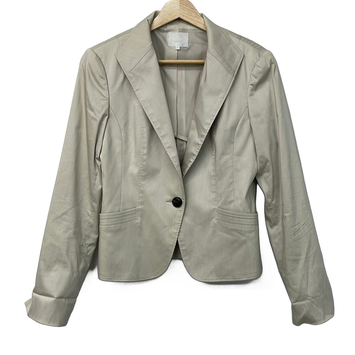 【中古】自由区/jiyuku(ジユウク) ジャケット 長袖/春/秋 ベージュ brandear-store-22623300 ブランディア 楽天市場店 パッケージ画像