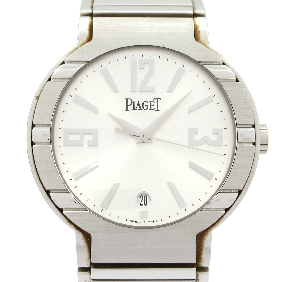 【新着】【中古】PIAGET(ピアジェ) ポロ 腕時計 金無垢/要OH シルバー
