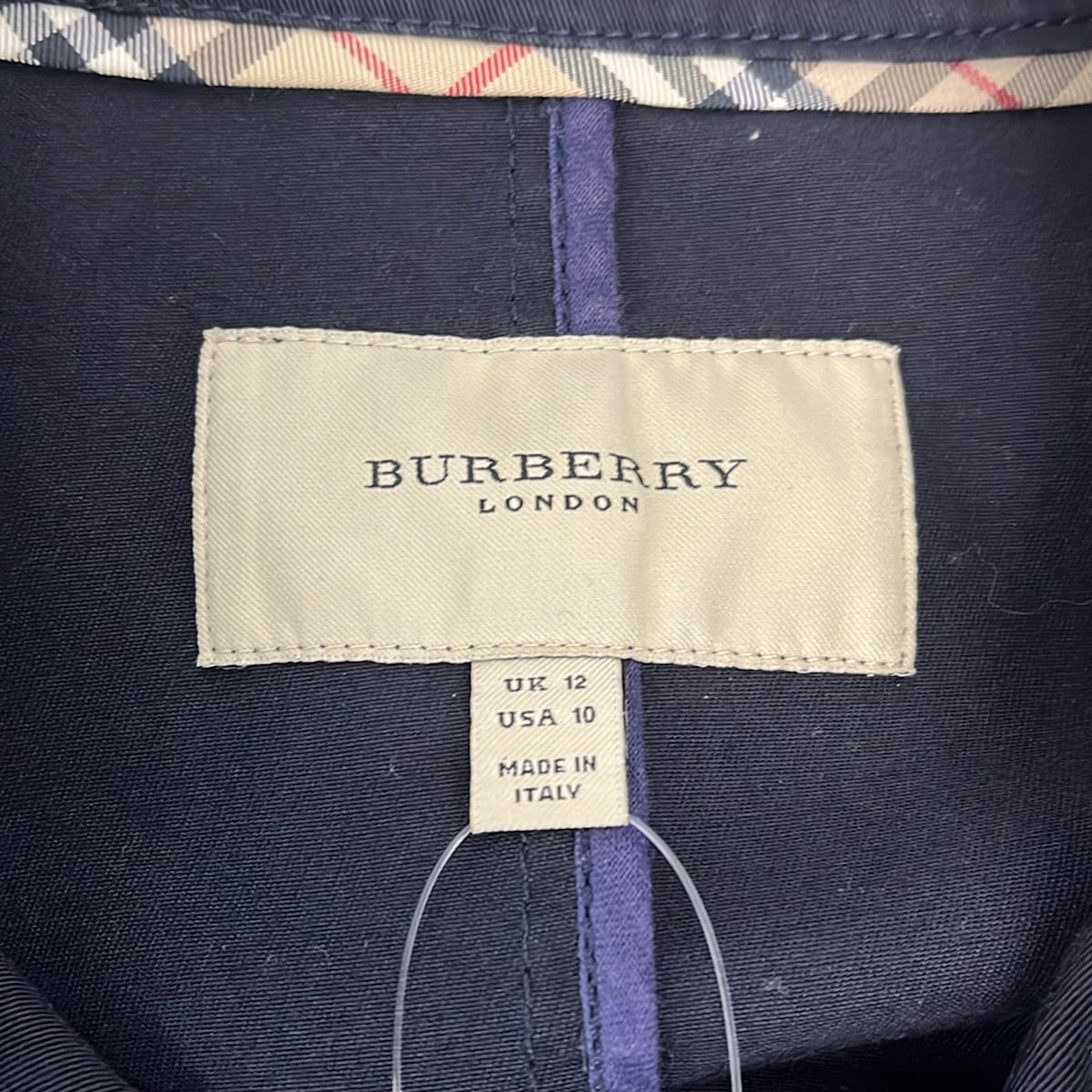 新着 中古 Burberry LONDON(バーバリーロンドン) コート 長袖 春 ネイビー brandear-store-22658940 ブランディア 楽天市場店 サンプル画像3
